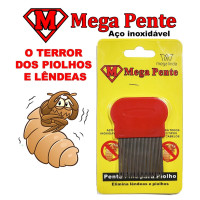 PENTE FINO EM AÇO MEGA PENTE PCT 12UN