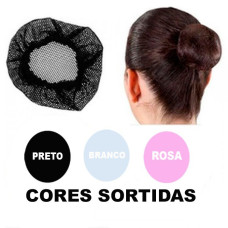 REDE PARA CABELO COM 12 PCS CORES SORTIDAS963